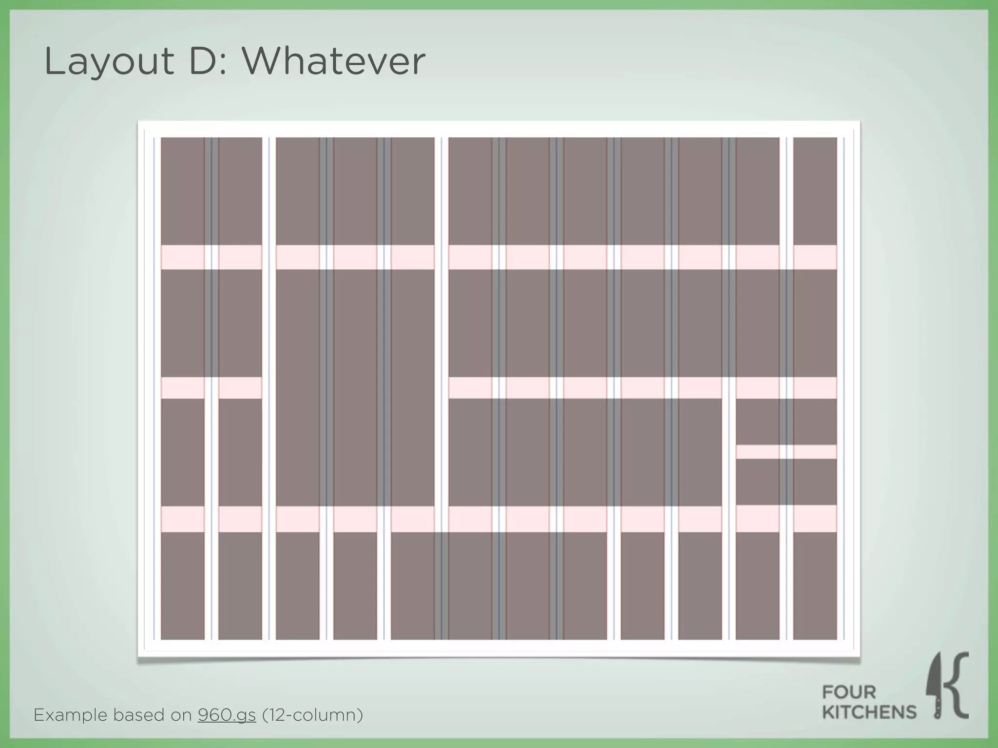 Layout D: Whatever




Example based on 960.gs (12-column)
 