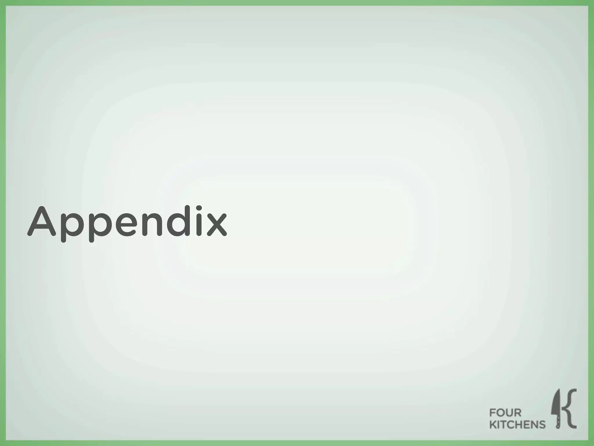 Appendix
 