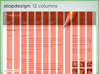 stopdesign: 12 columns




stopdesign.com
 