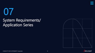 © 2024 NTT DATA INTRAMART Corporation 36
07
System Requirements/
Application Series
 
