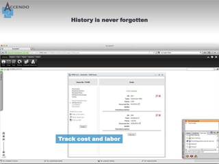 History is never forgotten




Track cost and labor             ✔
 