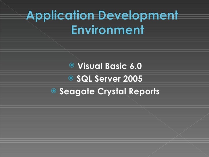 Visual basic trading system
