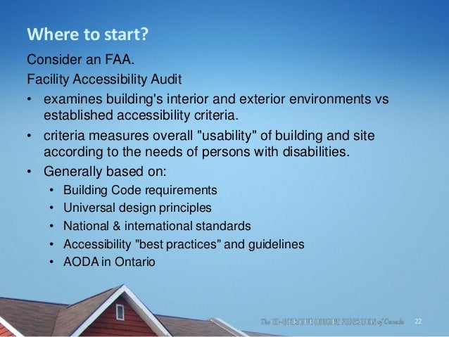 ontario building code accessibility standards