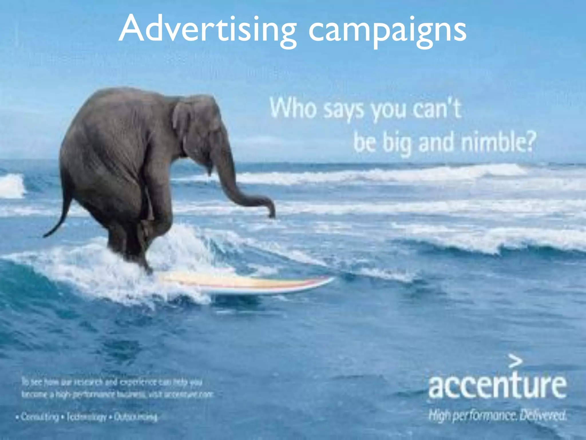 Advertising
Campaigns