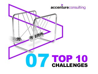 07TOP 10
CHALLENGES
 
