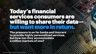 The pressure is on for banks and insurers
to provide highly personalized services,
but how can they accommodate
a million ...