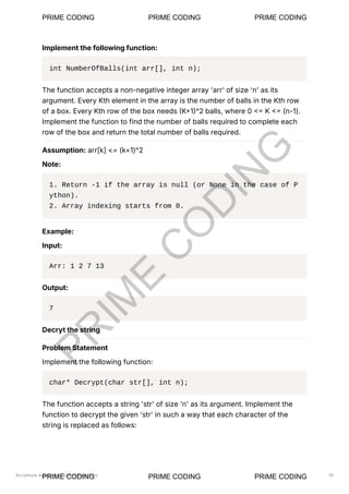 accenture Advanced coding questiosn for online assessment preparation | PDF