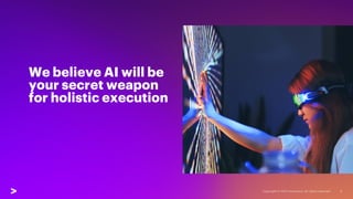 We believe AI will be
your secret weapon
for holistic execution
 