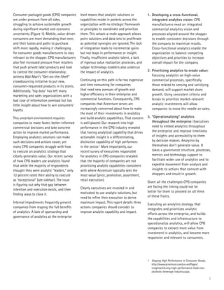 Accenture: Commercial analytics insights CPG Companies 27-7-12 | PDF
