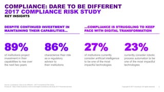 Accenture Compliance Risk Study 2017 for Financial Services ...
