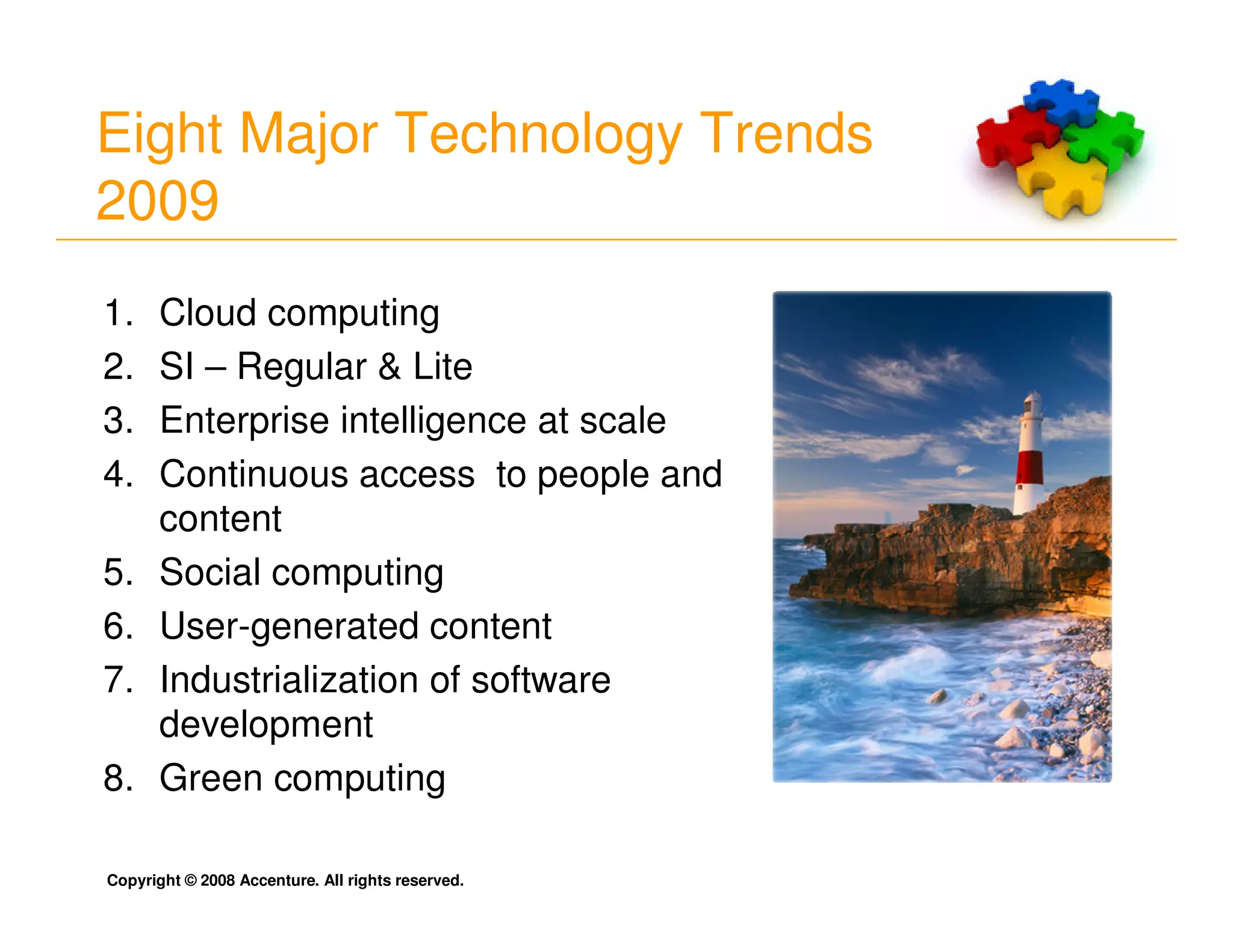Accenture Computing In A Cloud