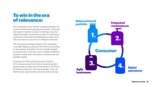 CPG companies must maintain a balance between the
current business and exploring new growth, using data
and digital innova...