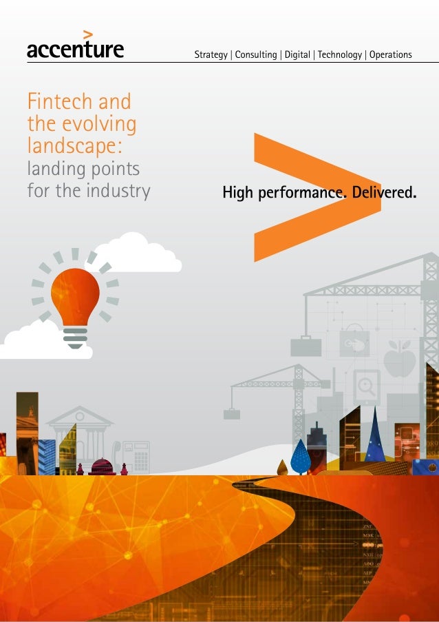 Fintech and the Evolving Landscape: Landing Points for the Industry