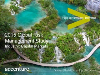 2015 Global Risk
Management Study
Industry: Capital Markets
 