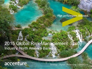 2015 Global Risk Management Study
Industry: North America Banking
 