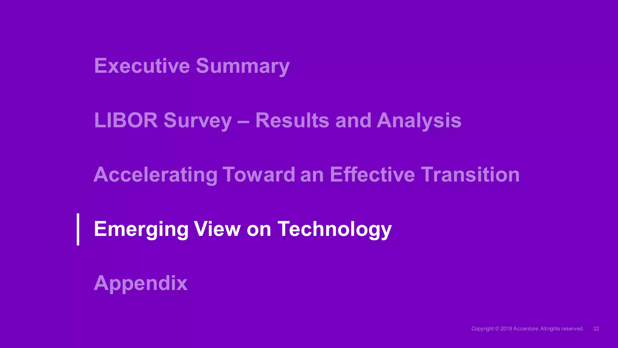 Emerging View on Technology
 