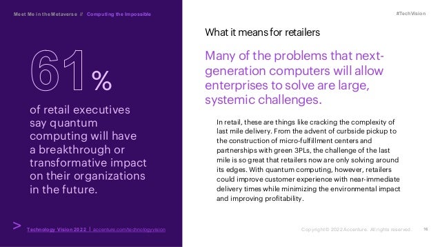 #TechVision
Many of the problems that next-
generation computers will allow
enterprises to solve are large,
systemic chall...