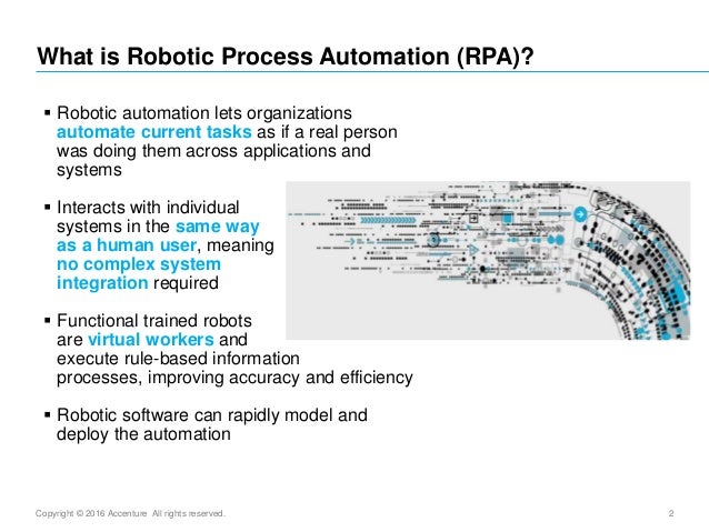 accenture robotic process automation