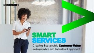 Creating Sustainable Customer Value
in Automotive and Industrial Equipment
SMART
SERVICES
 
