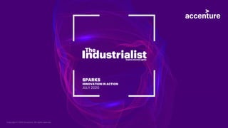 SPARKS
INNOVATION IN ACTION
JULY 2020
 