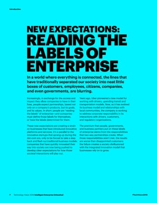 NEWEXPECTATIONS:
READINGTHE
LABELSOF
ENTERPRISEIn a world where everything is connected, the lines that
have traditionally...