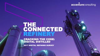 THE
CONNECTED
REFINERY
CRACKING THE CODE:
DIGITAL DISTILLED
2017 DIGITAL REFINING SURVEY
 
