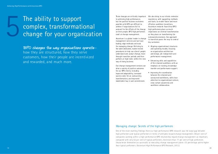 Accenture BPO brochure 2012