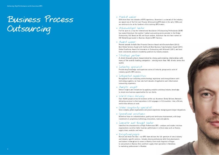 Accenture BPO brochure 2012