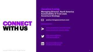 Copyright © 2019 Accenture. All rights reserved. 16
CONNECT
WITHUS
Jessica Long
Managing Director, North America
Sustainab...