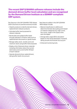 Accenture Demand Driven MRP Roadmap | PDF