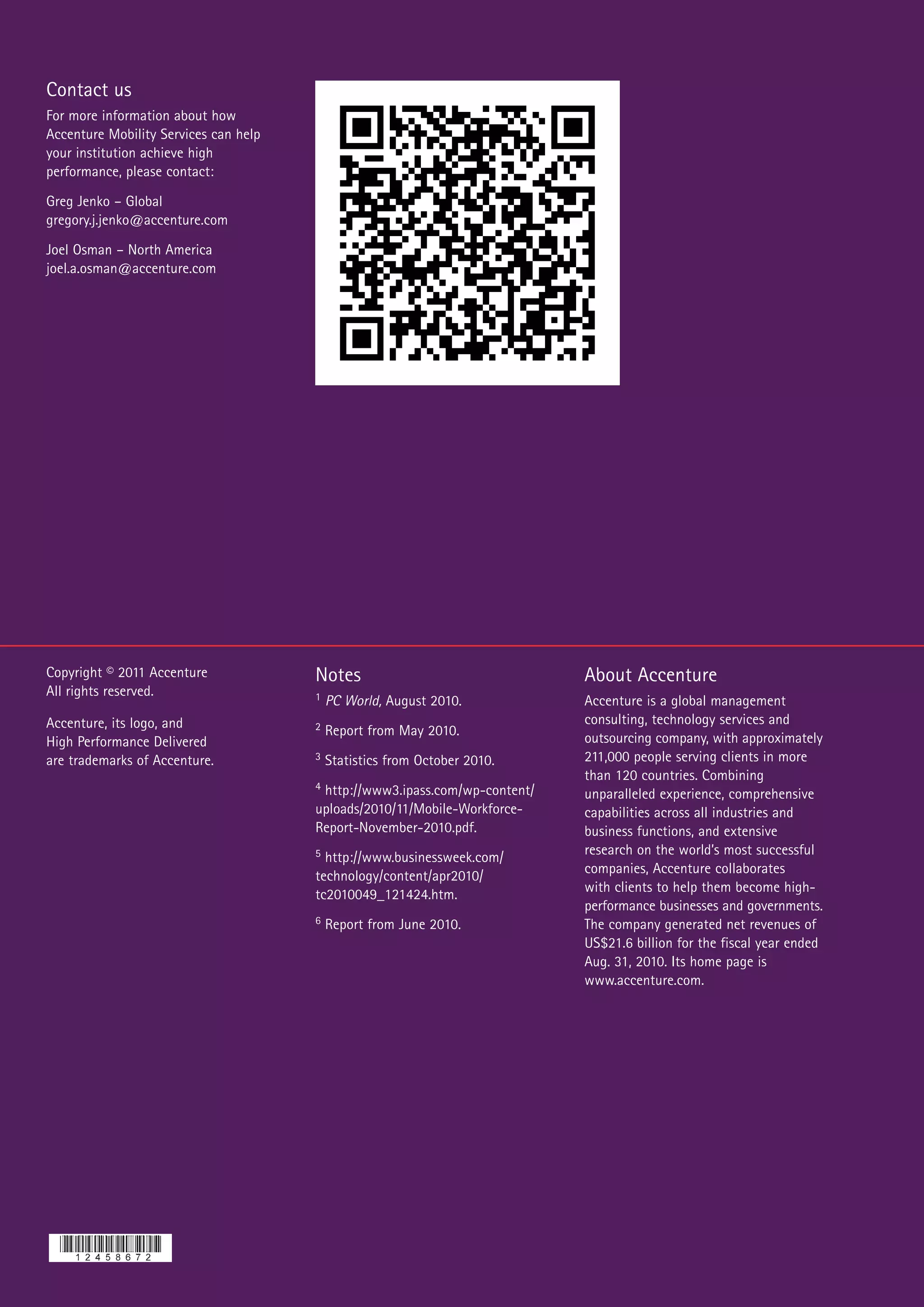 Accenture Enterprise App Catalog OnDemand Afaria MDM offer as Fully