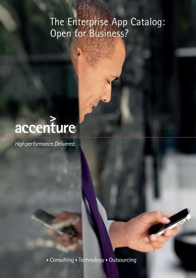 Accenture Enterprise App Catalog OnDemand Afaria MDM offer as Fully