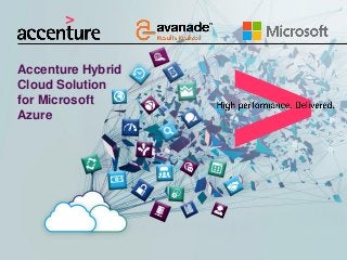 Accenture Hybrid Cloud Solution for Microsoft Azure  