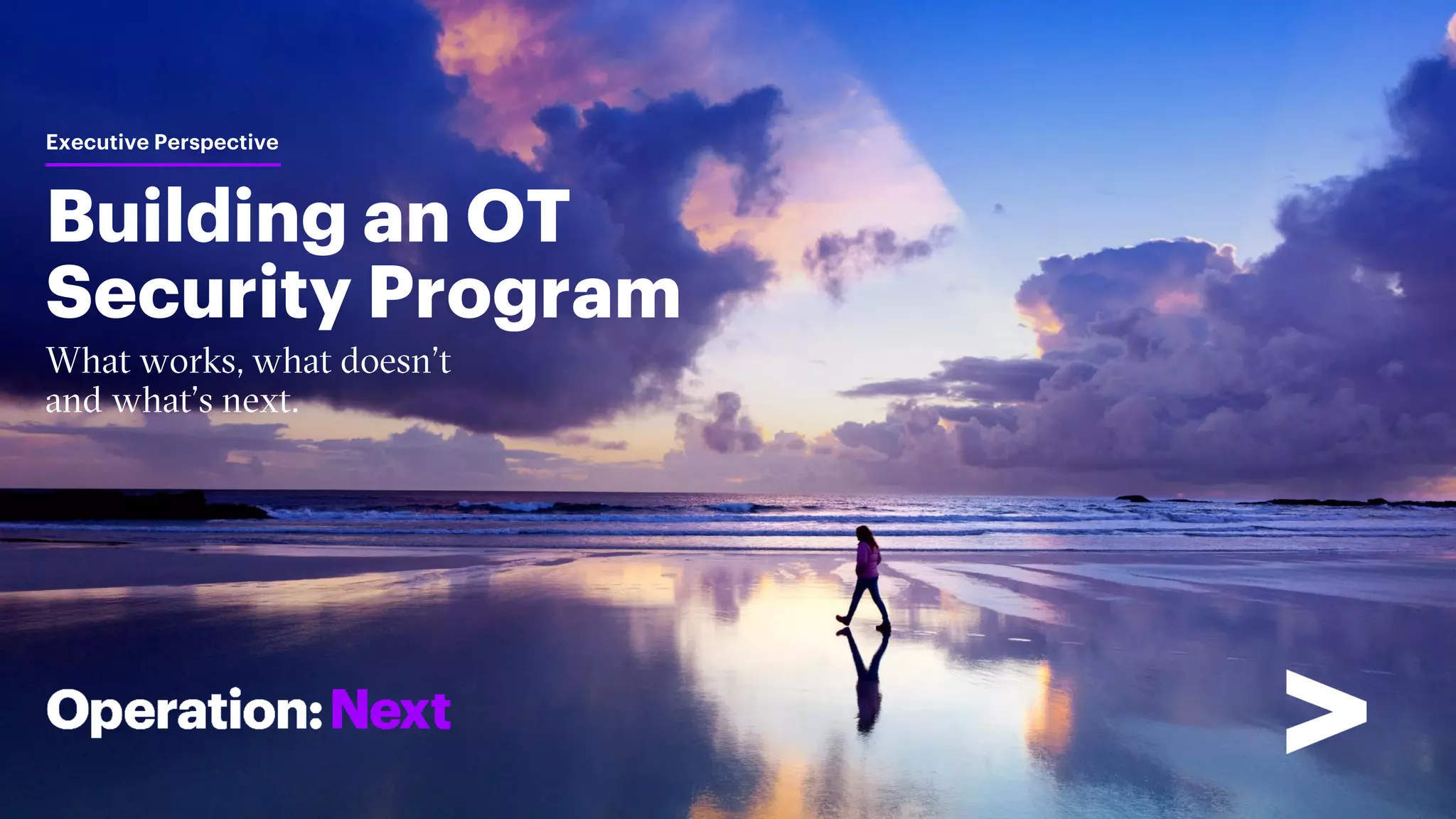Building an OT
Security Program
Executive Perspective
 