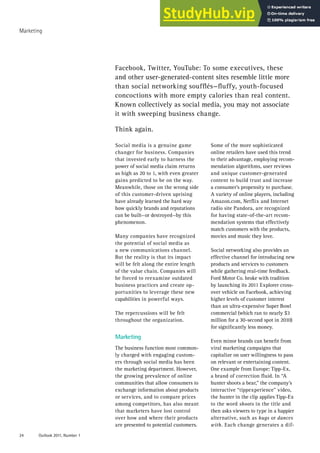 Outlook Journal Examples Accenture Outlook Journal February 2011 | PDF