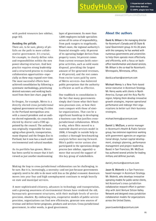 Accenture Outlook Journal February 2011 | PDF