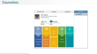 Copyright © 2013 Accenture. All rights reserved.
Counselees
 