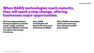 When DARQ technologies reach maturity,
they will spark a step change, offering
businesses major opportunities.
This has ha...