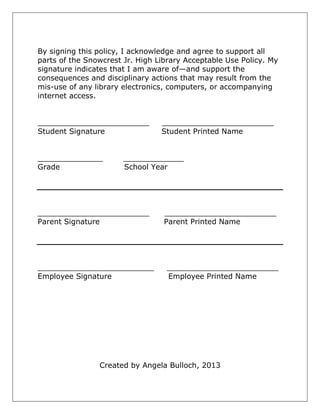 Acceptable use policy | PDF