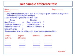 Acceptance-preference test | PPTX