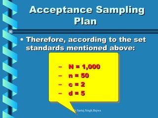 Acceptance sampling | PPT