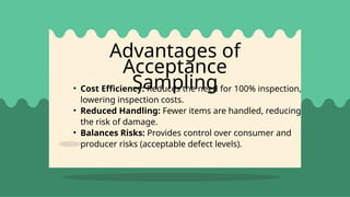 Acceptance Sampling in Quality Management ppt.pptx
