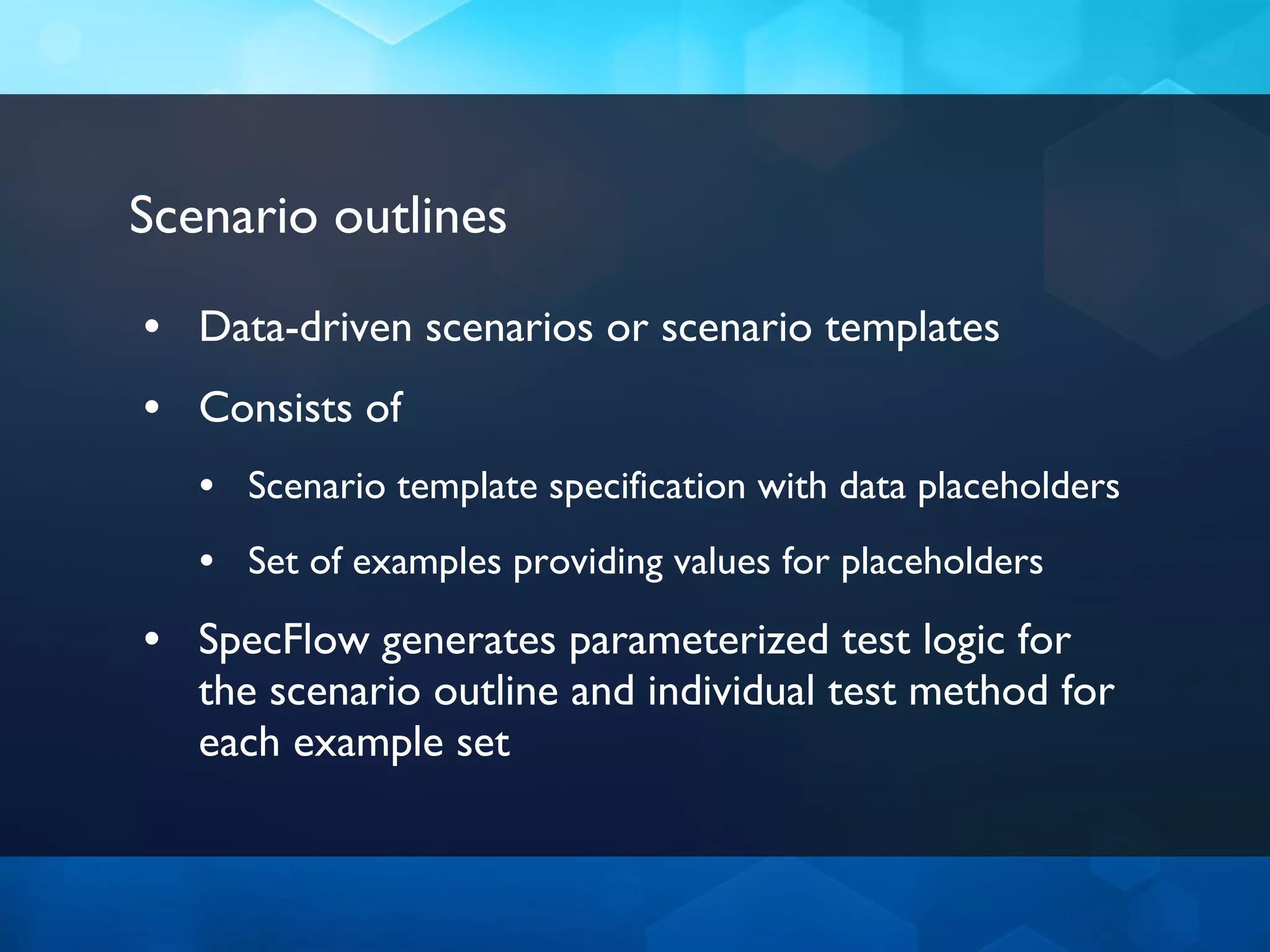 Acceptance Test Driven Development With Spec Flow And Friends | PPT