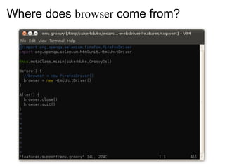 Where does browser come from?
 