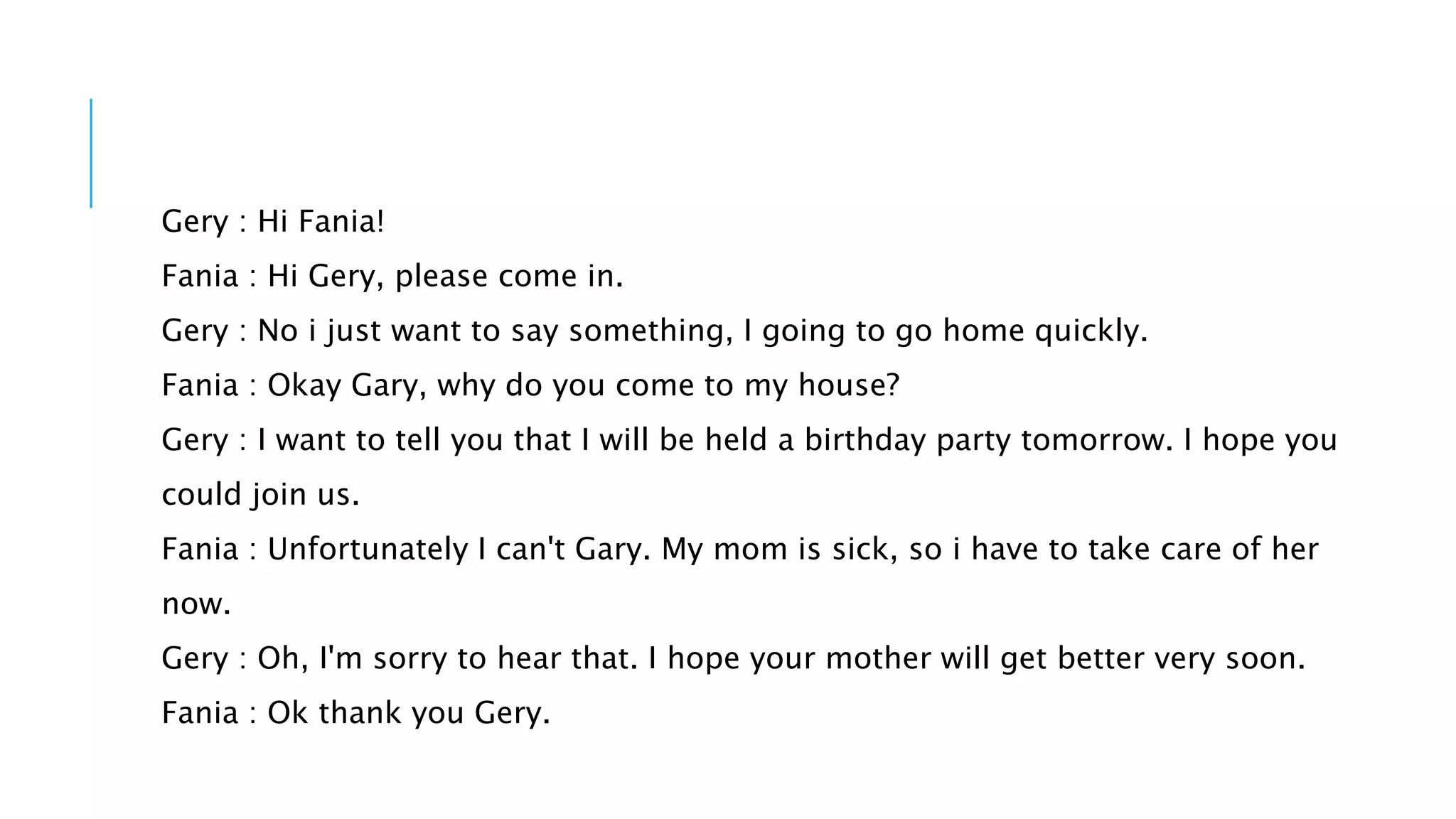 Accepting and declining invitation PPT