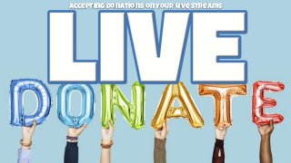 Accepting Donations on your Live Streams
 