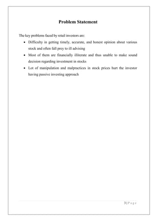 Problem Statement Stock Acc equity research report | PDF