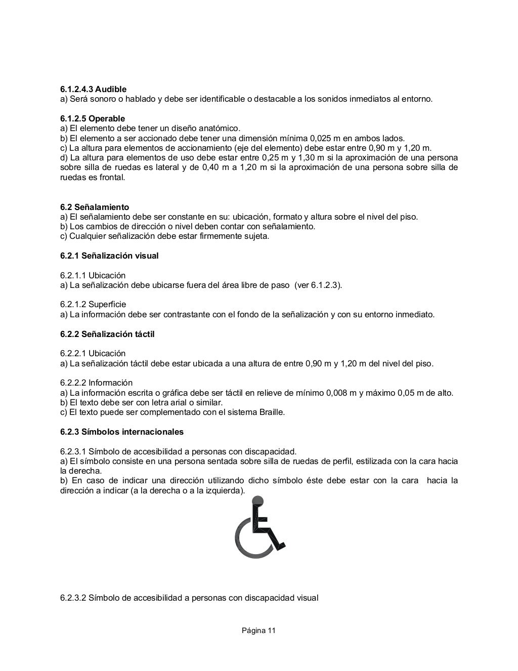 Accesibilidad Discapacitados