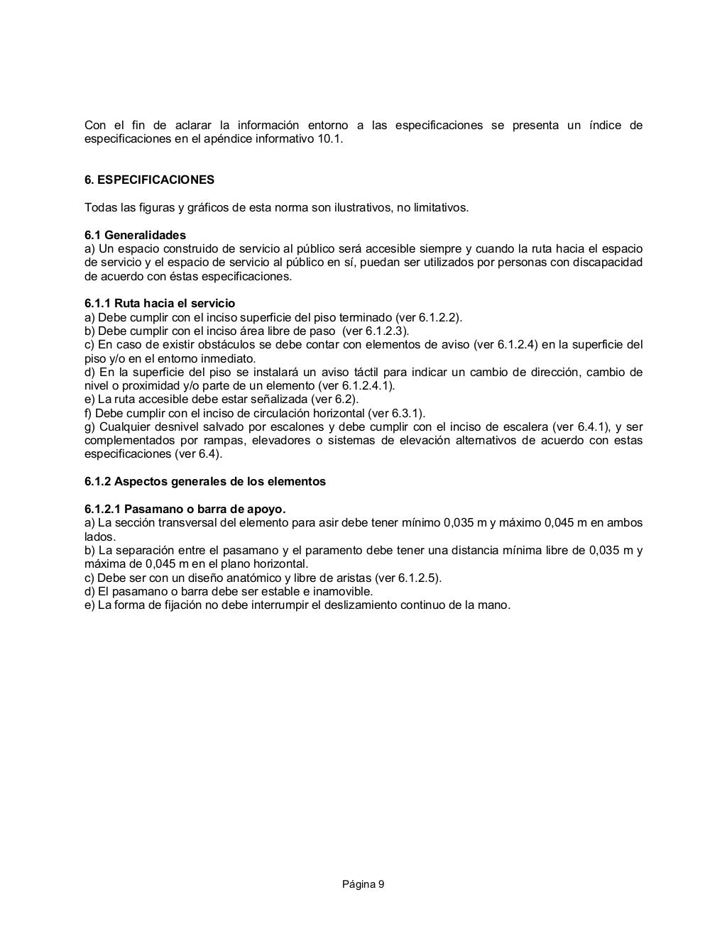 Accesibilidad Discapacitados