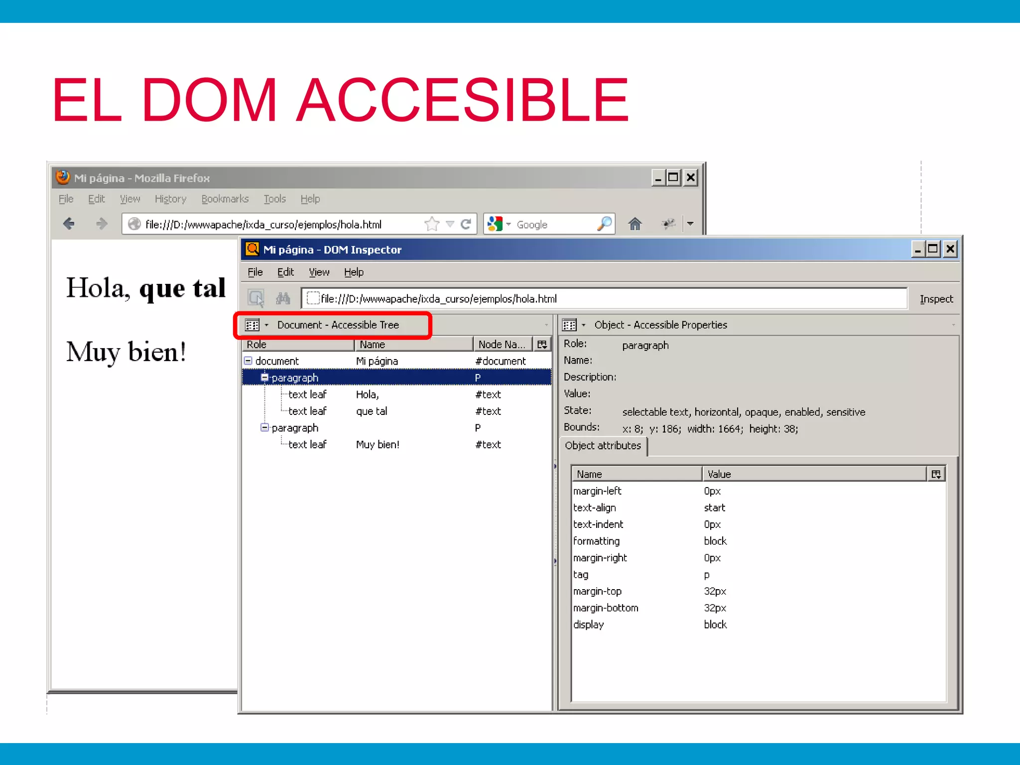 EL DOM ACCESIBLE




|
 